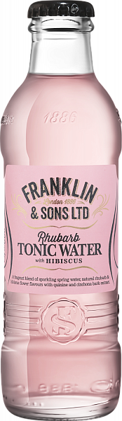 Тоник Franklin & Sons Rhubarb with Hibiscus Tonic Water, 0.2 л