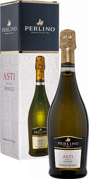 Игристое вино Perlino Asti DOCG (gift box), 0.75 л