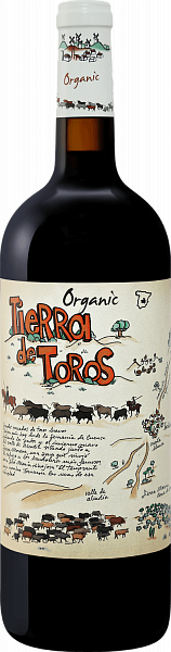 Вино Tierra de Toros Organic Tempranillo Cabernet Castilla IGP Explotaciones Hermanos Delgado, 1.5 л