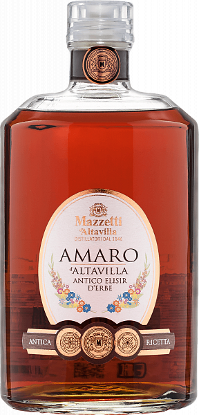 Amaro d’Altavilla Antico Elisir d’Erbe Mazzetti d’Altavilla, 0.7 л