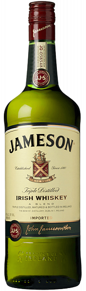 Виски Jameson Blended Irish Whiskey, 1 л