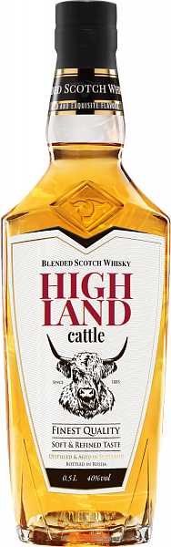 Highland Cattle Blended Scotch Whisky
, 0.5 л