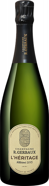 Игристое вино R.Gerbaux L’Heritage Champagne AOC Brut , 0.75 л