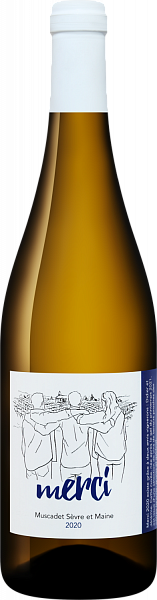 Вино Merci Muscadet Sevre et Maine AOC Domaine de la Pepiere, 0.75 л